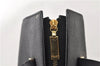 Authentic CELINE Vintage Shoulder Tote Bag Leather Black 0202G