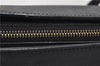 Authentic CELINE Vintage Shoulder Tote Bag Leather Black 0202G
