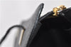 Authentic CELINE Vintage Shoulder Tote Bag Leather Black 0202G