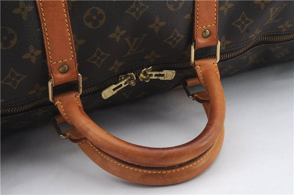 Authentic Louis Vuitton Monogram Keepall 60 Boston Bag M41422 LV 0203D