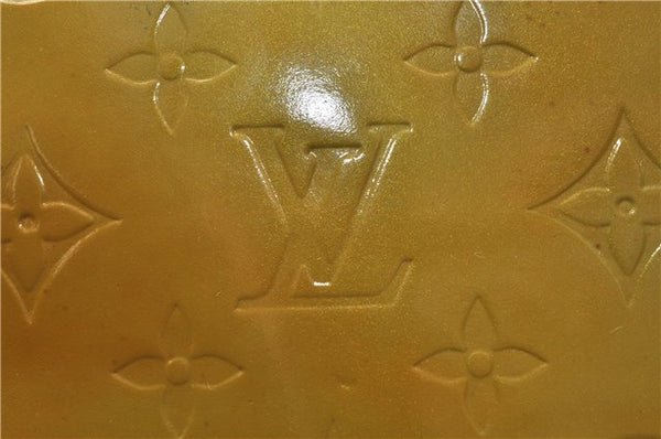 Auth Louis Vuitton Vernis Thompson Street Shoulder Bag Green M91009 LV 0203G