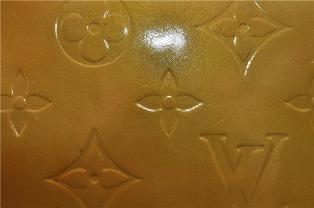 Auth Louis Vuitton Vernis Thompson Street Shoulder Bag Green M91009 LV 0203G