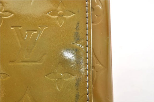 Auth Louis Vuitton Vernis Thompson Street Shoulder Bag Green M91009 LV 0203G