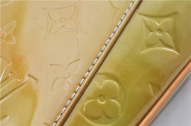 Auth Louis Vuitton Vernis Thompson Street Shoulder Bag Green M91009 LV 0203G