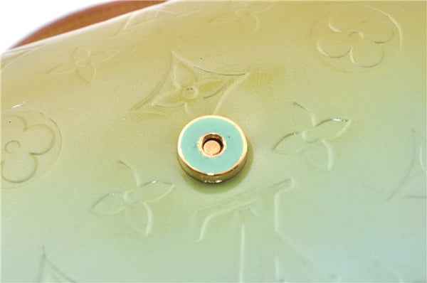 Auth Louis Vuitton Vernis Thompson Street Shoulder Bag Green M91009 LV 0203G