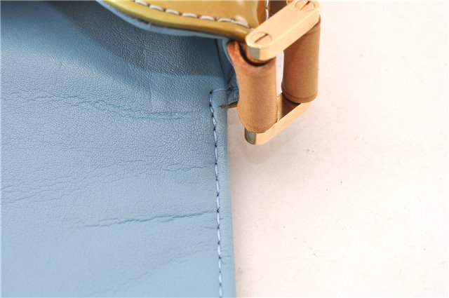 Auth Louis Vuitton Vernis Thompson Street Shoulder Bag Green M91009 LV 0203G