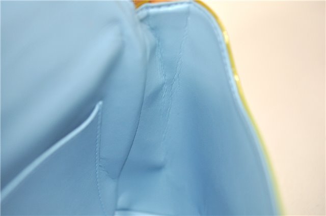 Auth Louis Vuitton Vernis Thompson Street Shoulder Bag Green M91009 LV 0203G