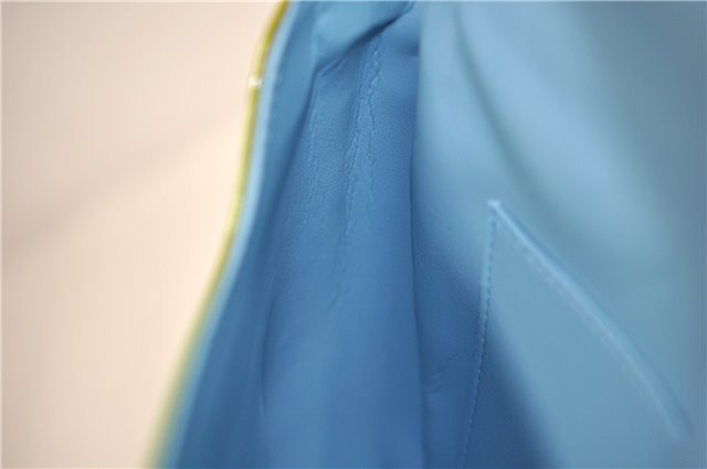 Auth Louis Vuitton Vernis Thompson Street Shoulder Bag Green M91009 LV 0203G