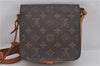 Authentic Louis Vuitton Monogram Cartouchiere PM M51254 Shoulder Cross Bag 0204F