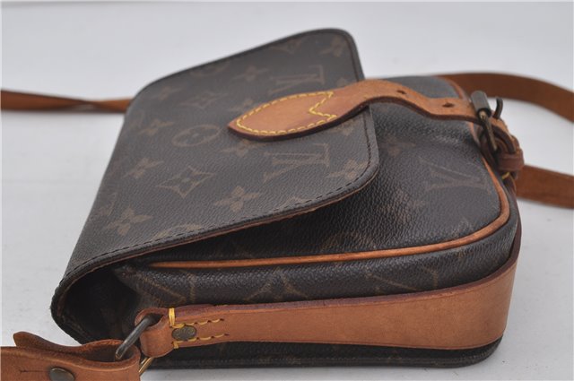 Authentic Louis Vuitton Monogram Cartouchiere PM M51254 Shoulder Cross Bag 0204F