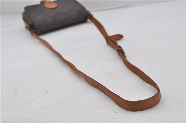 Authentic Louis Vuitton Monogram Cartouchiere PM M51254 Shoulder Cross Bag 0204F