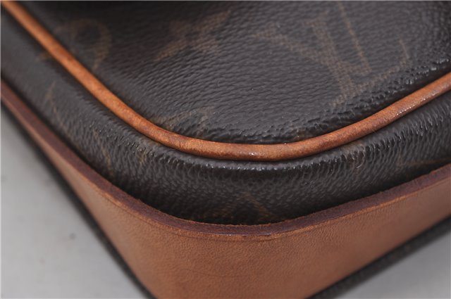 Authentic Louis Vuitton Monogram Cartouchiere PM M51254 Shoulder Cross Bag 0204F