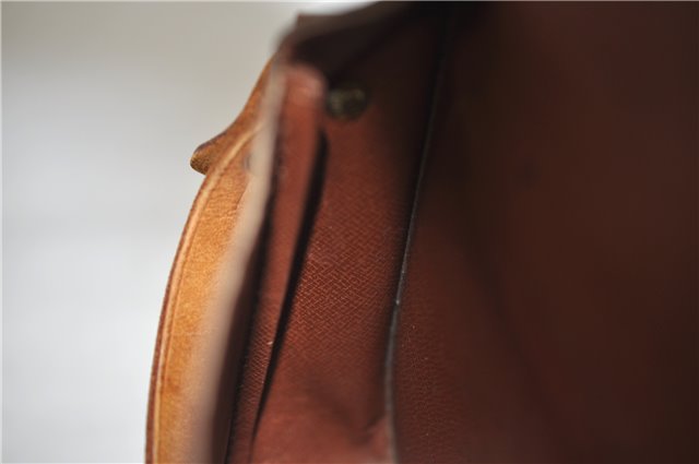 Authentic Louis Vuitton Monogram Cartouchiere PM M51254 Shoulder Cross Bag 0204F