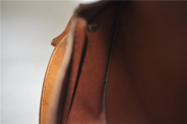 Authentic Louis Vuitton Monogram Cartouchiere PM M51254 Shoulder Cross Bag 0204F