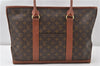 Auth Louis Vuitton Monogram Sac Weekend PM Vintage Tote Hand Bag M42425 LV 0206G