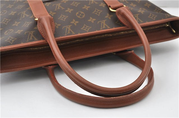 Auth Louis Vuitton Monogram Sac Weekend PM Vintage Tote Hand Bag M42425 LV 0206G