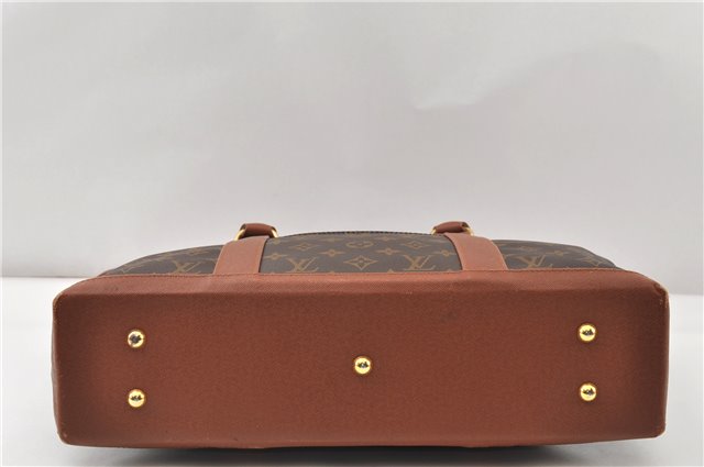 Auth Louis Vuitton Monogram Sac Weekend PM Vintage Tote Hand Bag M42425 LV 0206G