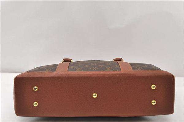 Auth Louis Vuitton Monogram Sac Weekend PM Vintage Tote Hand Bag M42425 LV 0206G