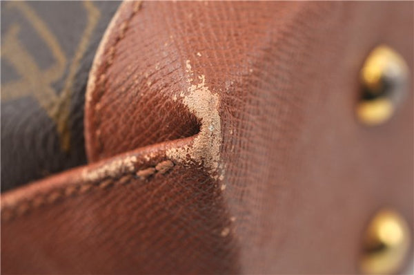 Auth Louis Vuitton Monogram Sac Weekend PM Vintage Tote Hand Bag M42425 LV 0206G