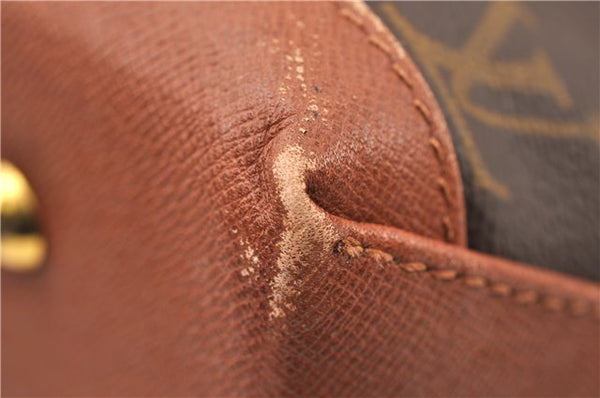 Auth Louis Vuitton Monogram Sac Weekend PM Vintage Tote Hand Bag M42425 LV 0206G