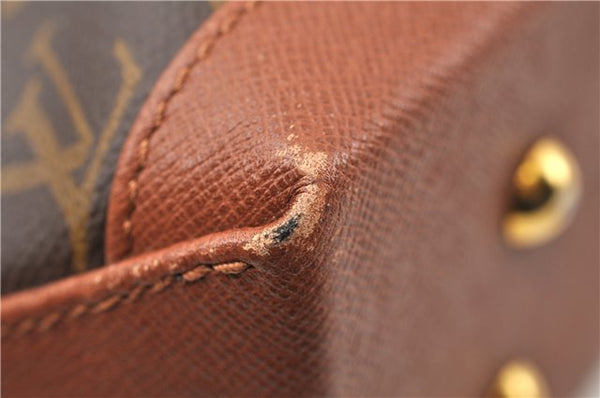 Auth Louis Vuitton Monogram Sac Weekend PM Vintage Tote Hand Bag M42425 LV 0206G