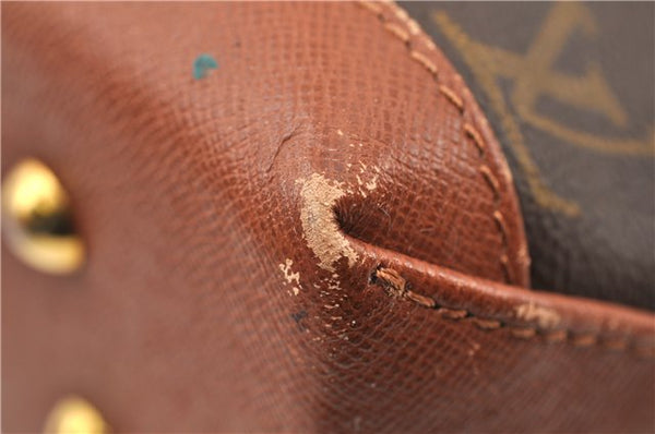 Auth Louis Vuitton Monogram Sac Weekend PM Vintage Tote Hand Bag M42425 LV 0206G