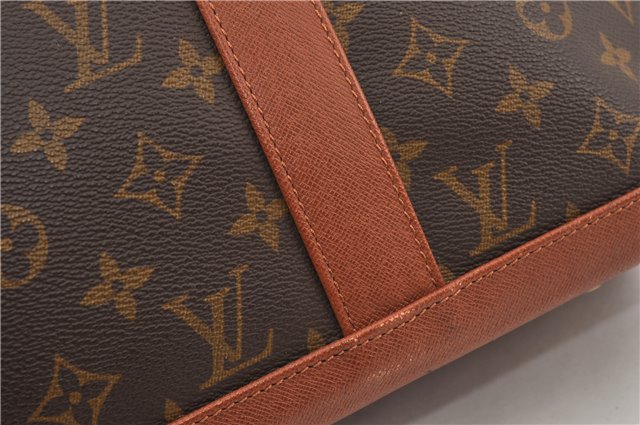 Auth Louis Vuitton Monogram Sac Weekend PM Vintage Tote Hand Bag M42425 LV 0206G