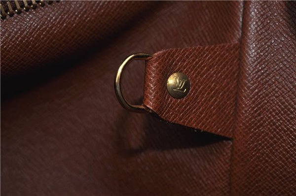 Auth Louis Vuitton Monogram Sac Weekend PM Vintage Tote Hand Bag M42425 LV 0206G