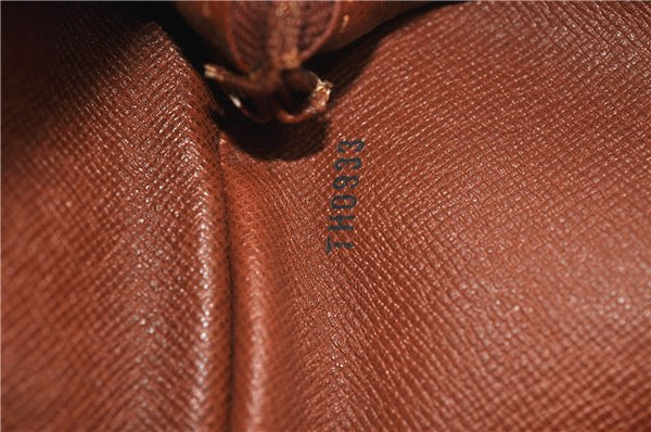 Auth Louis Vuitton Monogram Sac Weekend PM Vintage Tote Hand Bag M42425 LV 0206G