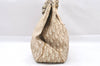 Authentic Christian Dior Trotter Romantic Tote Bag PVC Leather Beige 0206I