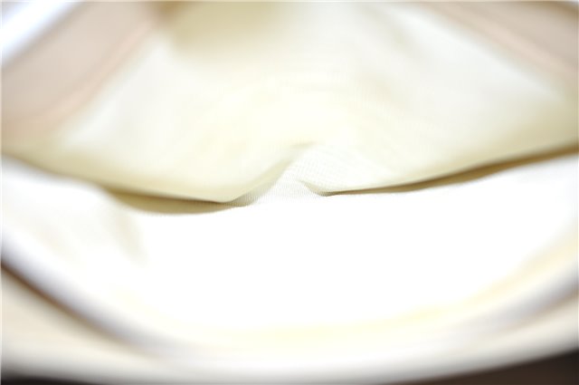 Authentic GUCCI Vintage Bamboo 2Way Shoulder Hand Bag Purse Leather Ivory 0207F