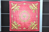 Authentic HERMES Carre 90 Scarf "cosmos" Silk Red 0208D