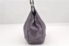 Authentic PRADA CERVO LUX Leather Nappa Shoulder Tote Bag BR3940 Purple 0208G