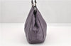 Authentic PRADA CERVO LUX Leather Nappa Shoulder Tote Bag BR3940 Purple 0208G