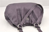 Authentic PRADA CERVO LUX Leather Nappa Shoulder Tote Bag BR3940 Purple 0208G