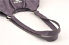 Authentic PRADA CERVO LUX Leather Nappa Shoulder Tote Bag BR3940 Purple 0208G