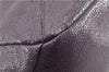 Authentic PRADA CERVO LUX Leather Nappa Shoulder Tote Bag BR3940 Purple 0208G