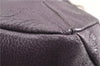 Authentic PRADA CERVO LUX Leather Nappa Shoulder Tote Bag BR3940 Purple 0208G