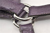 Authentic PRADA CERVO LUX Leather Nappa Shoulder Tote Bag BR3940 Purple 0208G
