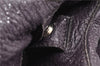 Authentic PRADA CERVO LUX Leather Nappa Shoulder Tote Bag BR3940 Purple 0208G