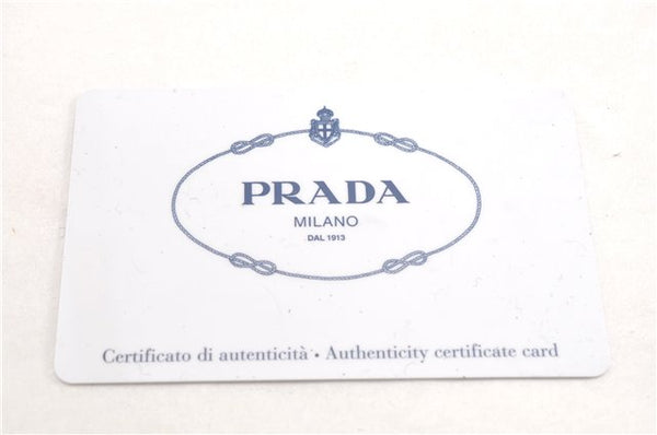 Authentic PRADA CERVO LUX Leather Nappa Shoulder Tote Bag BR3940 Purple 0208G