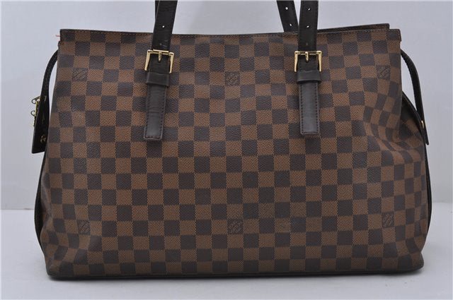 Authentic Louis Vuitton Damier Chelsea Shoulder Tote Bag N51119 LV 0209D