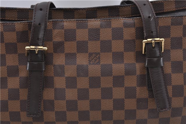 Authentic Louis Vuitton Damier Chelsea Shoulder Tote Bag N51119 LV 0209D