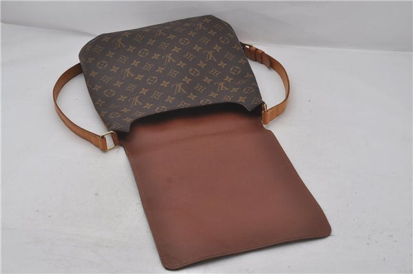 Authentic Louis Vuitton Monogram Musette Shoulder Cross Body Bag M51256 LV 0209F