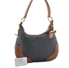 Authentic PRADA Denim Jacquard Denim Leather Shoulder Bag BR4622 Navy 0209G
