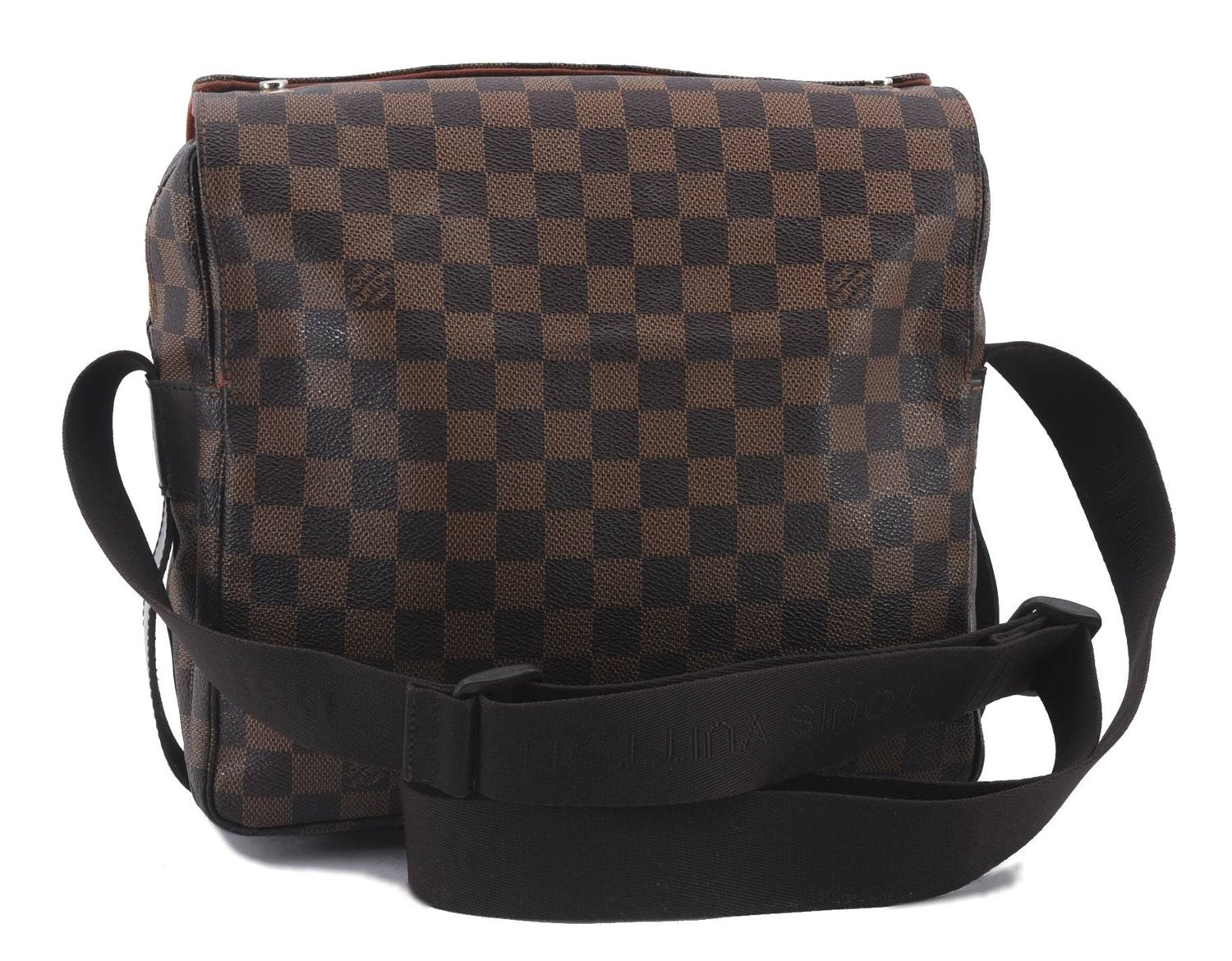 Authentic Louis Vuitton Damier Naviglio Shoulder Cross Body Bag N45255 LV 0210D