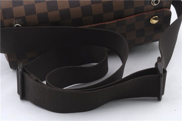 Authentic Louis Vuitton Damier Naviglio Shoulder Cross Body Bag N45255 LV 0210D