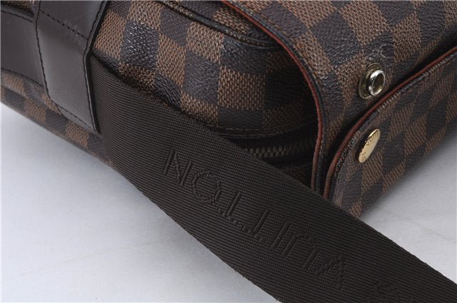 Authentic Louis Vuitton Damier Naviglio Shoulder Cross Body Bag N45255 LV 0210D