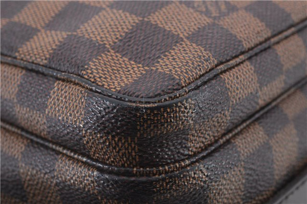 Authentic Louis Vuitton Damier Naviglio Shoulder Cross Body Bag N45255 LV 0210D