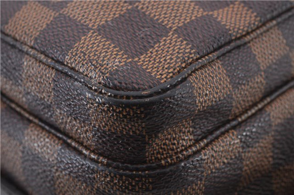 Authentic Louis Vuitton Damier Naviglio Shoulder Cross Body Bag N45255 LV 0210D